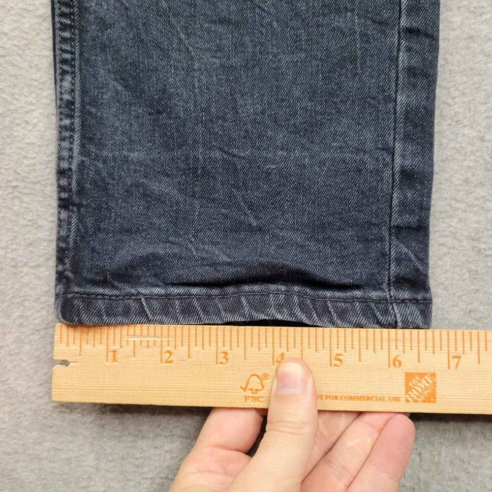 Levi's 511 Slim Fit‎ Jeans Mens 36x30 Black Denim Stretch 04511-2371